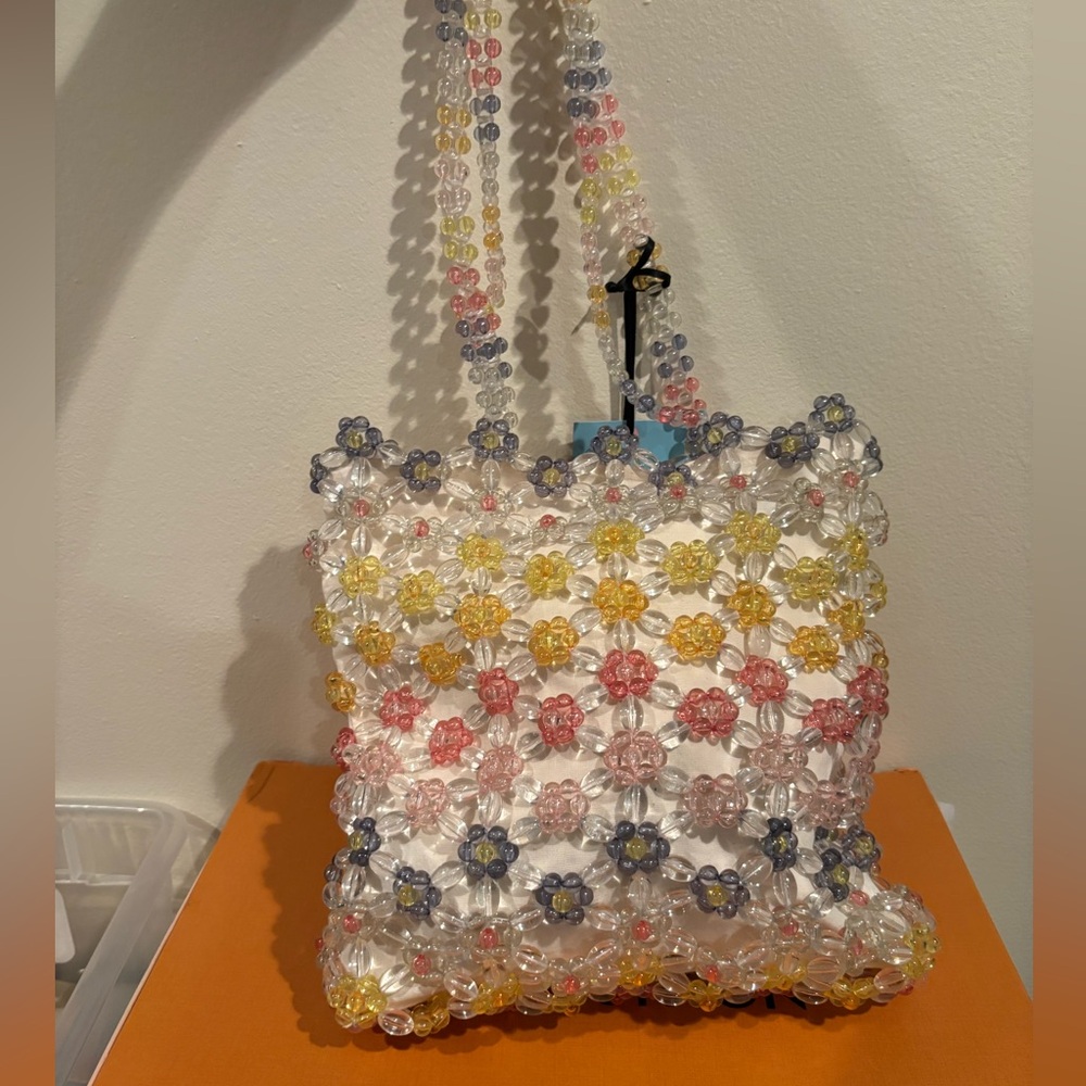 Cynthia Rowley Multicolor Beaded Shoulder Bag
